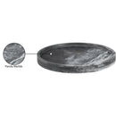  Color_Panda -- Barletta Panda Round Marble Tray IMAGE 6
