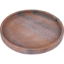  Color_Pink -- Barletta Pink Round Marble Tray IMAGE 3