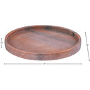 Meridian Barletta Pink Round Marble Tray IMAGE 5
