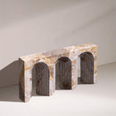  Color_Beige -- Meridian Curva Marble Decorative Object IMAGE 2