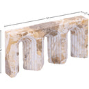  Color_Beige -- Meridian Curva Marble Decorative Object IMAGE 6