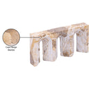 Color_Beige -- Meridian Curva Marble Decorative Object IMAGE 7