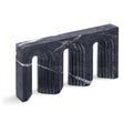  Color_Black -- Curva Black Marble Decorative Object IMAGE 1