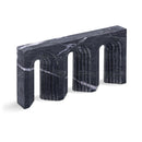  Color_Black -- Curva Black Marble Decorative Object IMAGE 1