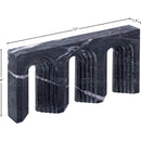  Color_Black -- Curva Black Marble Decorative Object IMAGE 6