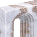  Color_Brown -- Curva Brown Marble Decorative Object IMAGE 5