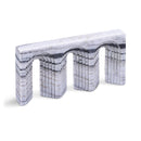  Meridian Curva Panda Marble Decorative Object IMAGE 1