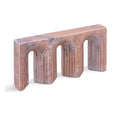  Color_Pink -- Curva Pink Marble Decorative Object IMAGE 1