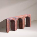  Color_Pink -- Curva Pink Marble Decorative Object IMAGE 2
