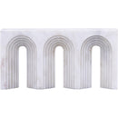  Meridian Curva White Marble Decorative Object IMAGE 3
