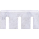  Color_White -- Curva White Marble Decorative Object IMAGE 4