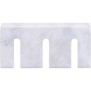  Meridian Curva White Marble Decorative Object IMAGE 4