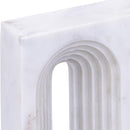  Color_White -- Curva White Marble Decorative Object IMAGE 5
