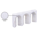  Color_White -- Curva White Marble Decorative Object IMAGE 7