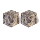  Color_Cherry -- Dice Cherry Marble Decorative Dice IMAGE 1