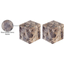  Meridian Dice Cherry Marble Decorative Dice IMAGE 6