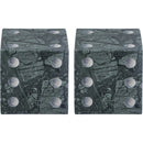  Color_Green -- Dice Green Marble Decorative Dice IMAGE 3