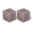  Color_Pink -- Dice Pink Marble Decorative Dice IMAGE 1