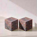  Color_Pink -- Dice Pink Marble Decorative Dice IMAGE 2