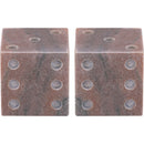  Color_Pink -- Dice Pink Marble Decorative Dice IMAGE 3