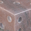  Color_Pink -- Dice Pink Marble Decorative Dice IMAGE 4