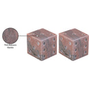  Color_Pink -- Dice Pink Marble Decorative Dice IMAGE 6