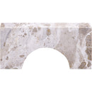 Color_Beige -- Meridian Cambre Marble Decorative Object IMAGE 4