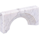  Color_White -- Cambre White Marble Decorative Object IMAGE 3