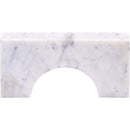  Color_White -- Cambre White Marble Decorative Object IMAGE 4
