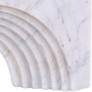  Color_White -- Cambre White Marble Decorative Object IMAGE 5