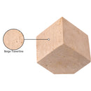  Color_Natural -- Block Natural Travertine Decorative Cube IMAGE 6