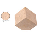  Meridian Block Natural Travertine Decorative Cube IMAGE 6