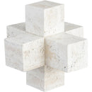  Color_Natural -- Jack Natural Travertine Decorative Jack Object IMAGE 3
