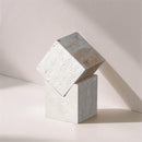  Color_Natural -- Quad Natural Travertine Decorative Cube IMAGE 2
