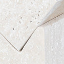  Meridian Quad Natural Travertine Decorative Cube IMAGE 4