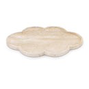  Color_Natural -- Rimini Natural Clover Shaped Travertine Tray IMAGE 1