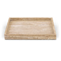  Color_Natural -- Barletta Natural Square Travertine Tray IMAGE 1
