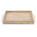  Color_Natural -- Barletta Natural Square Travertine Tray IMAGE 1