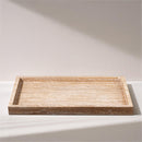  Color_Natural -- Barletta Natural Rectangular Travertine Tray IMAGE 2