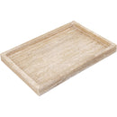  Color_Natural -- Barletta Natural Rectangular Travertine Tray IMAGE 3
