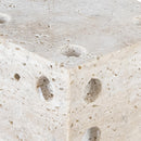  Color_Natural -- Dice Natural Travertine Decorative Dice IMAGE 3