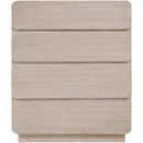  Meridian Adagio Natural Solid Wood And Oak Veneer Chest IMAGE 2