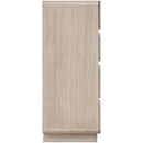  Meridian Adagio Natural Solid Wood And Oak Veneer Chest IMAGE 3