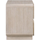  Meridian Adagio Natural Solid Wood And Oak Veneer Nightstand IMAGE 3