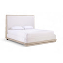 Size_Queen -- Adagio Natural Fabric Upholstered Queen Bed IMAGE 1