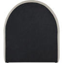  Color_Beige -- Meridian Andaz Twin Upholstered Panel Bed IMAGE 5
