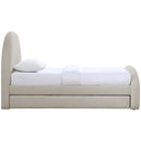  Color_Beige -- Meridian Andaz Twin Upholstered Panel Bed IMAGE 4