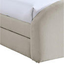  Color_Beige -- Meridian Andaz Twin Upholstered Panel Bed IMAGE 6