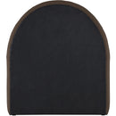  Color_Brown -- Andaz Brown Chenille Fabric Upholstered Twin Bed IMAGE 5