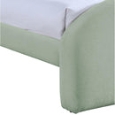  Color_Mint -- Andaz Mint Chenille Fabric Upholstered Twin Bed IMAGE 6